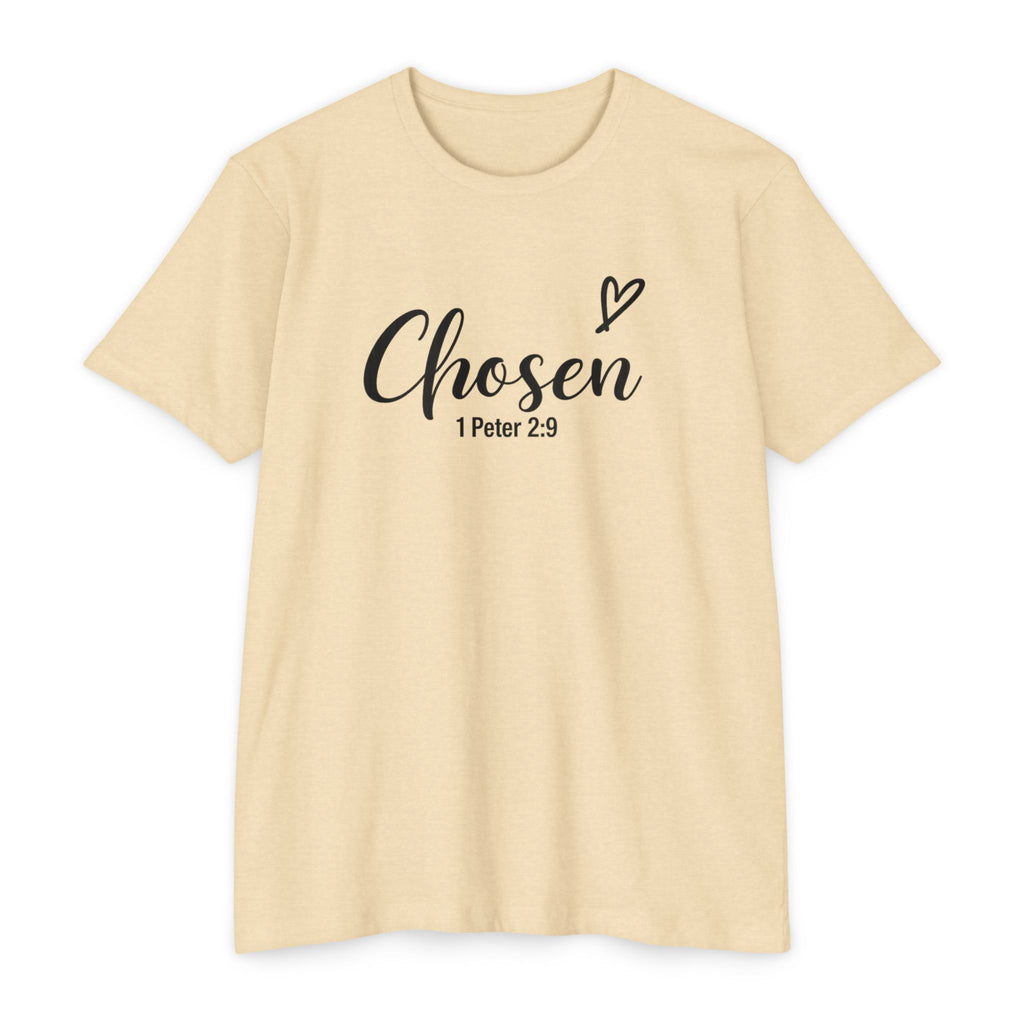 Womens Chosen 1 Peter 2:9 T-shirt | Christian Faith Scripture Tee