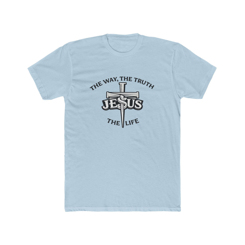 Jesus Cross Circle Tee | The Way The Truth The Life Christian Shirt