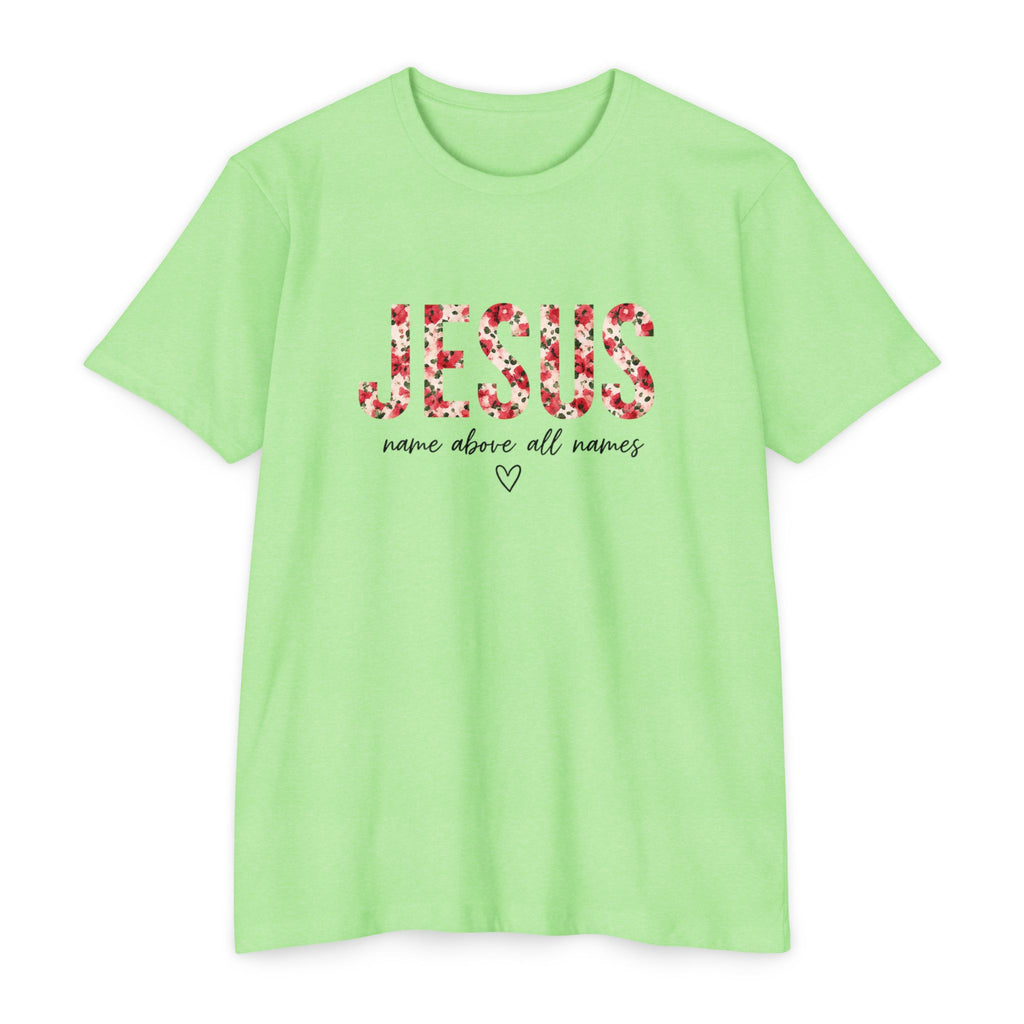 Womens Jesus Floral Mosaic T-Shirt