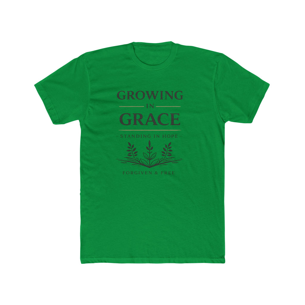 Growing in Grace Christian Tee — "Growing in Grace" Inspirational Scripture Shirt