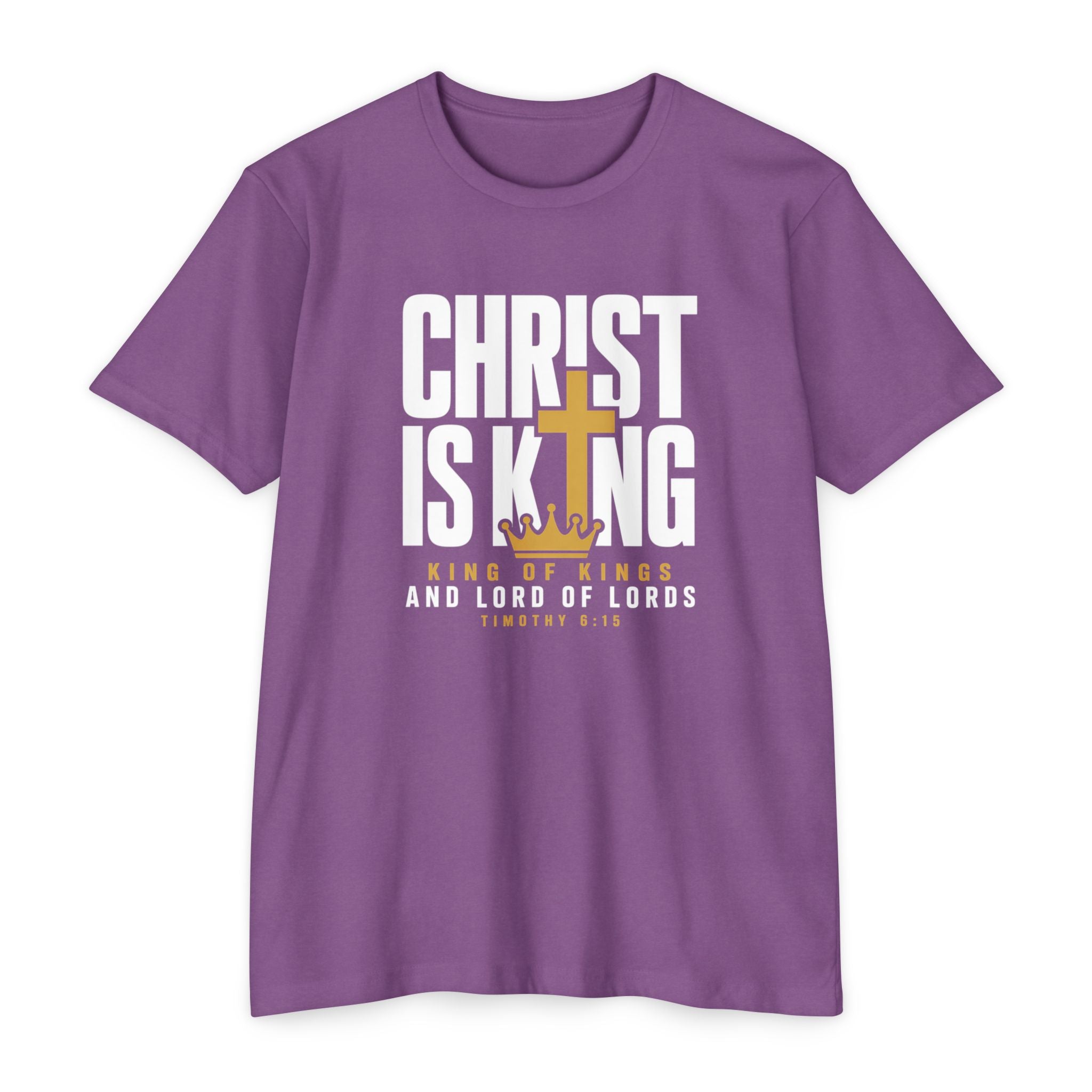 Mens 7Christian 'Christ Is King' T-Shirt — King of Kings Faith Tee