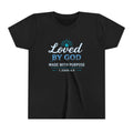 Boys Youth Short Sleeve Tee "Loved By God"