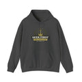Mens Seek First the Kingdom Hoodie — Matthew 6:33 Christian Faith Pullover