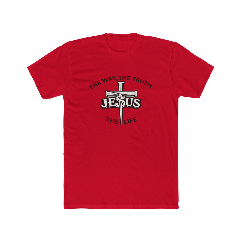 Jesus Cross Circle Tee | The Way The Truth The Life Christian Shirt