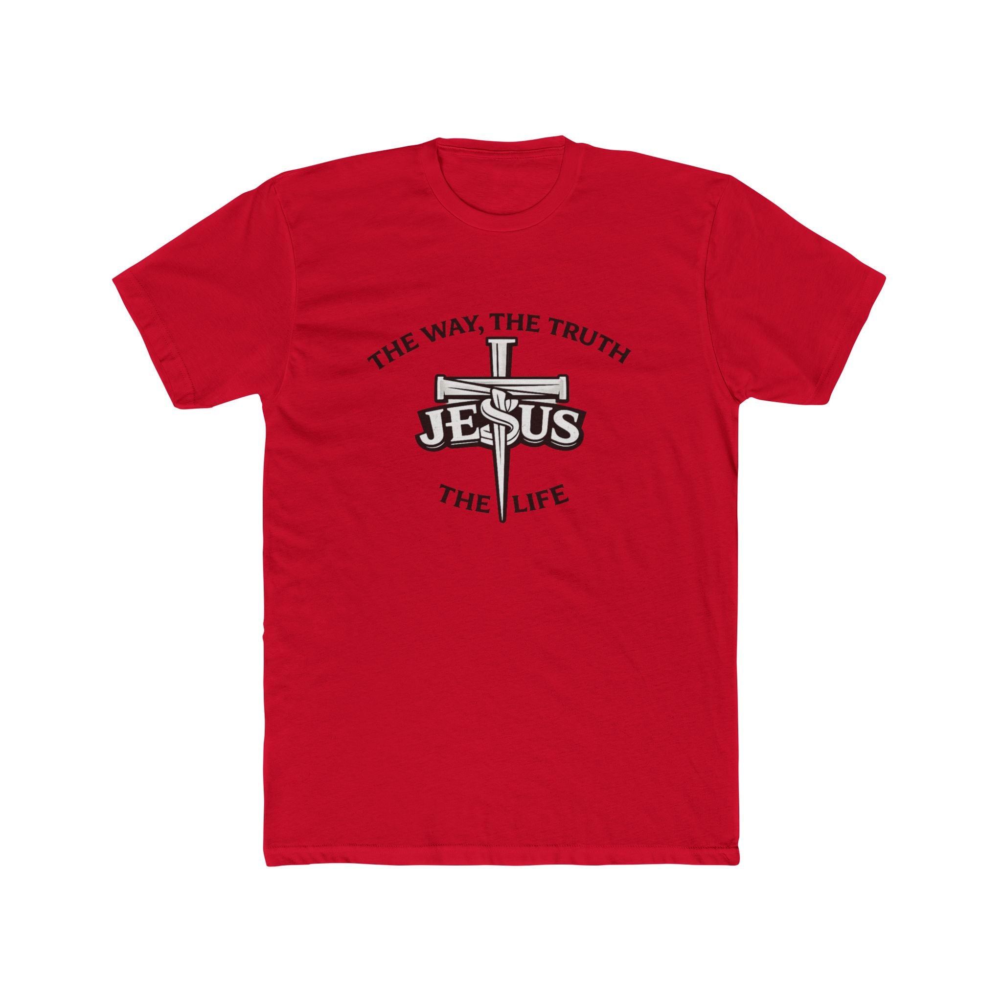 Jesus Cross Circle Tee | The Way The Truth The Life Christian Shirt