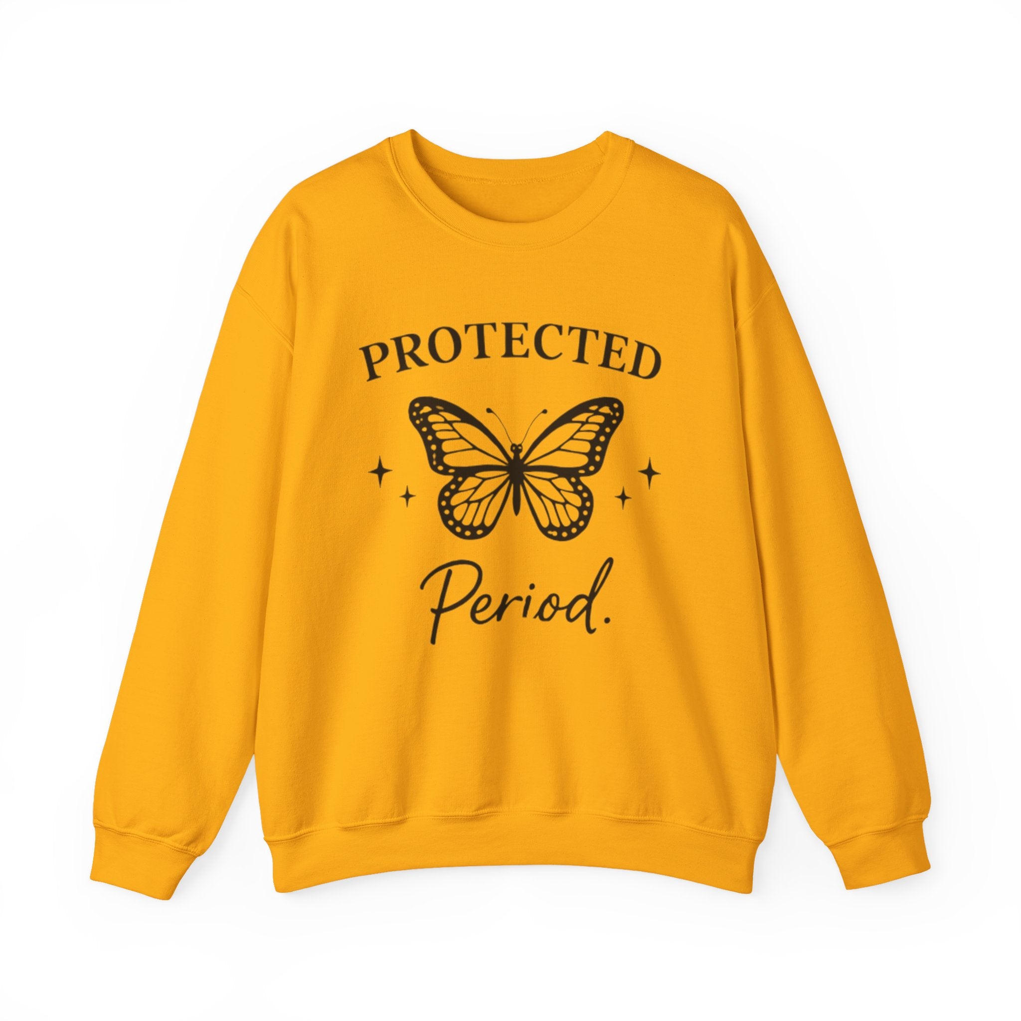 Womens Protected. Period. Crewneck Sweatshirt