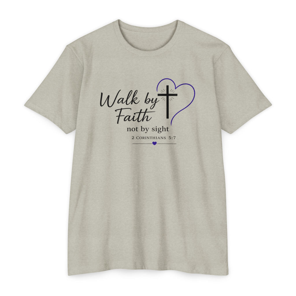 Womens Walk by Faith lantern T-shirt | Christian Tee