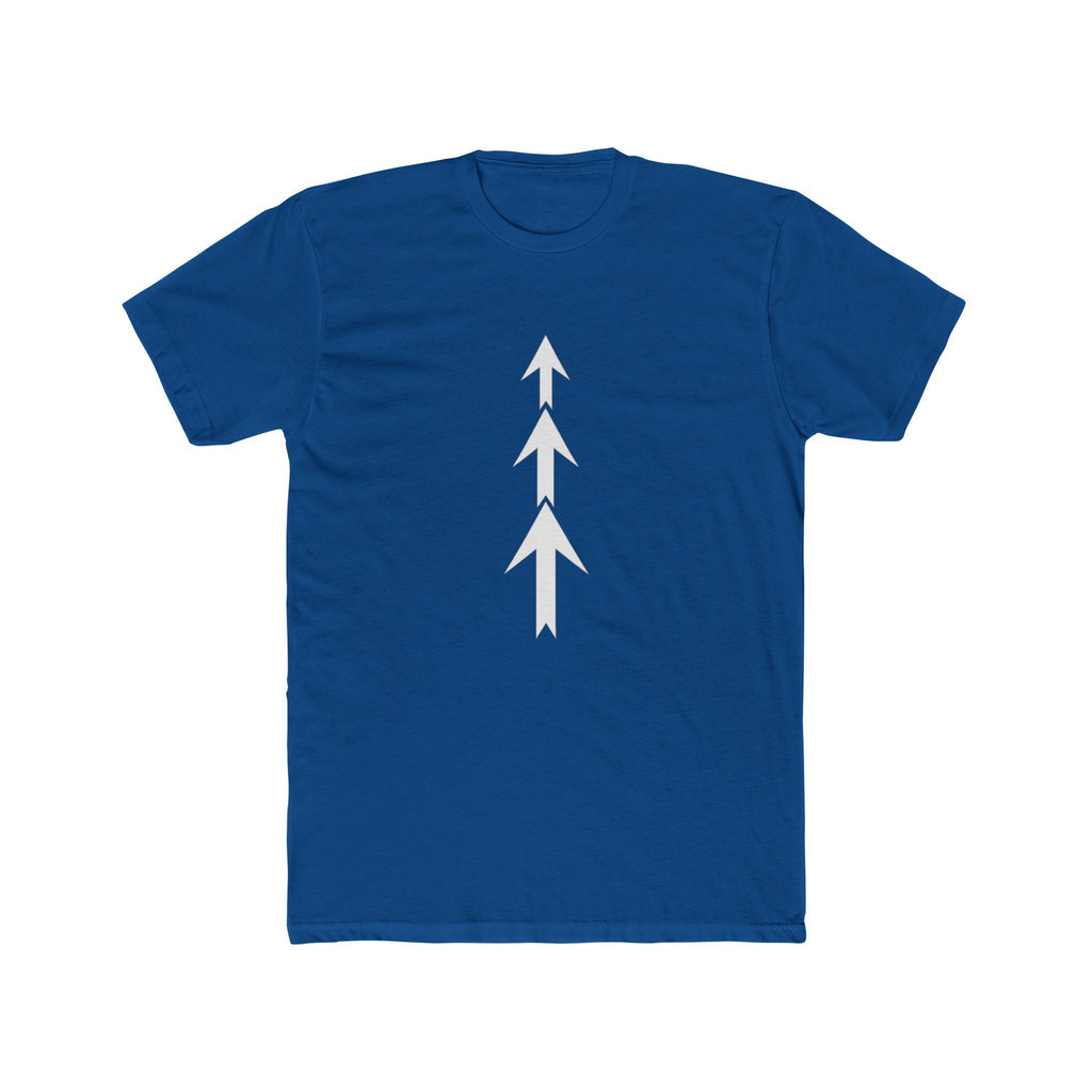 Three Arrows Vertical Tee | Minimal Arrow Graphic T-Shirt