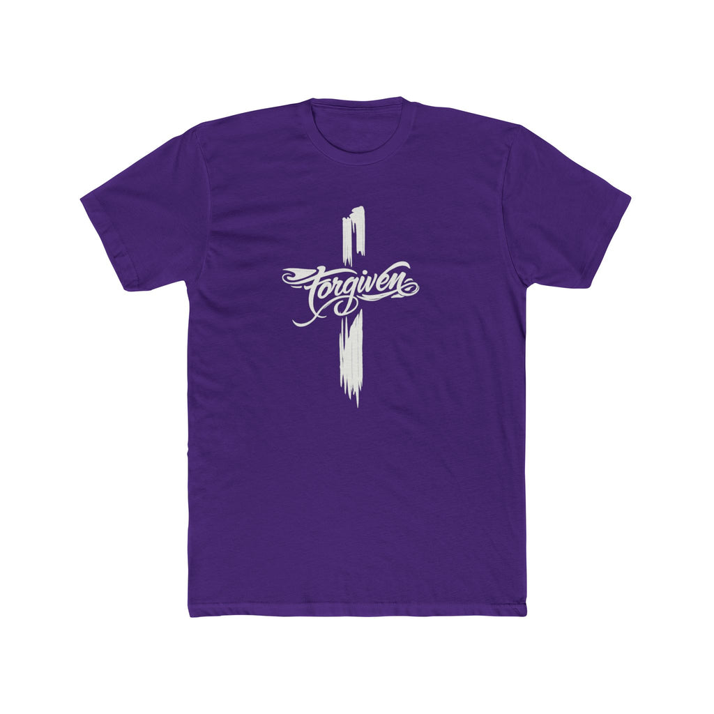Faith Cross Script T-Shirt | Religious Christian Tee