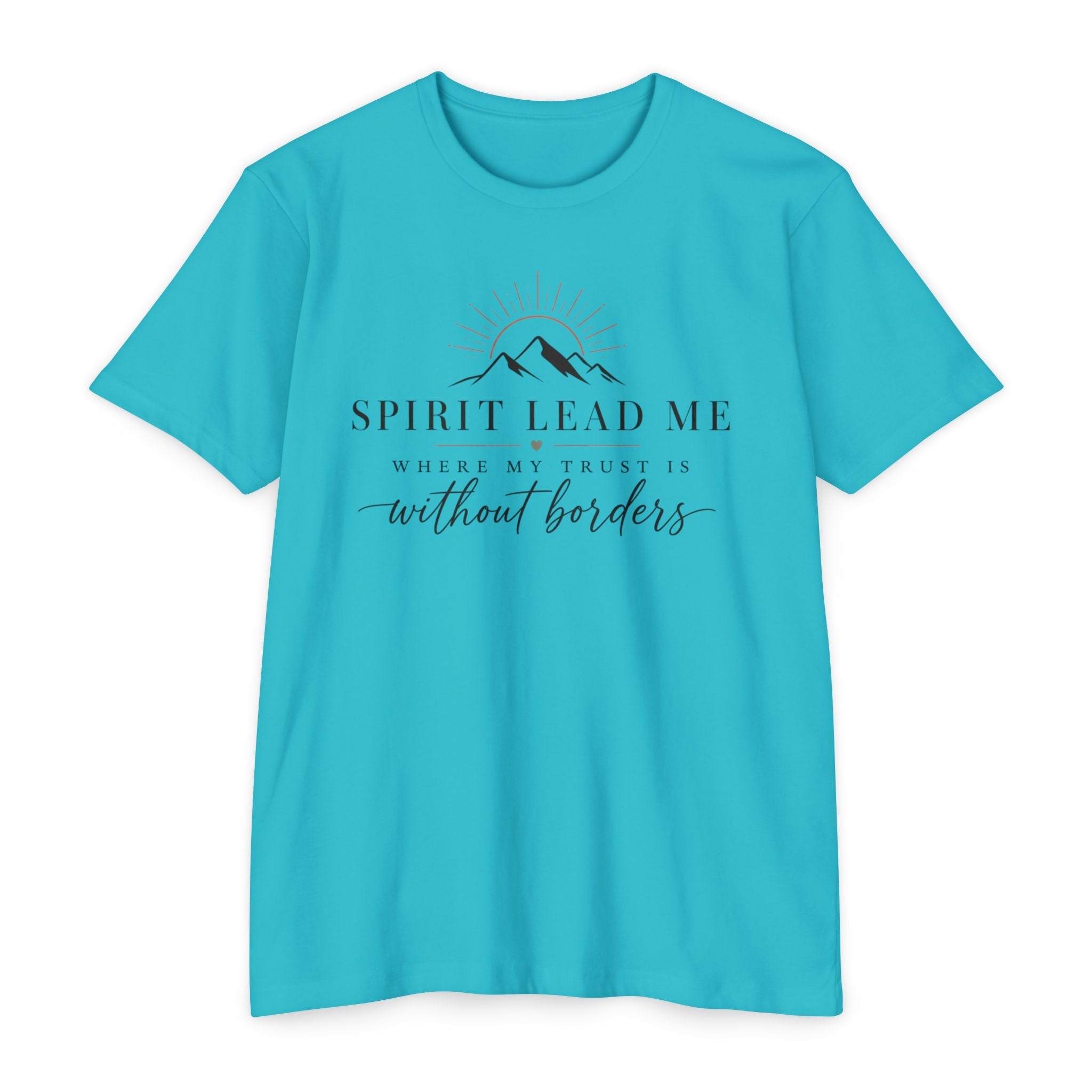 Womens  "Spirit Lead Me" Inspirational Christian Tee
