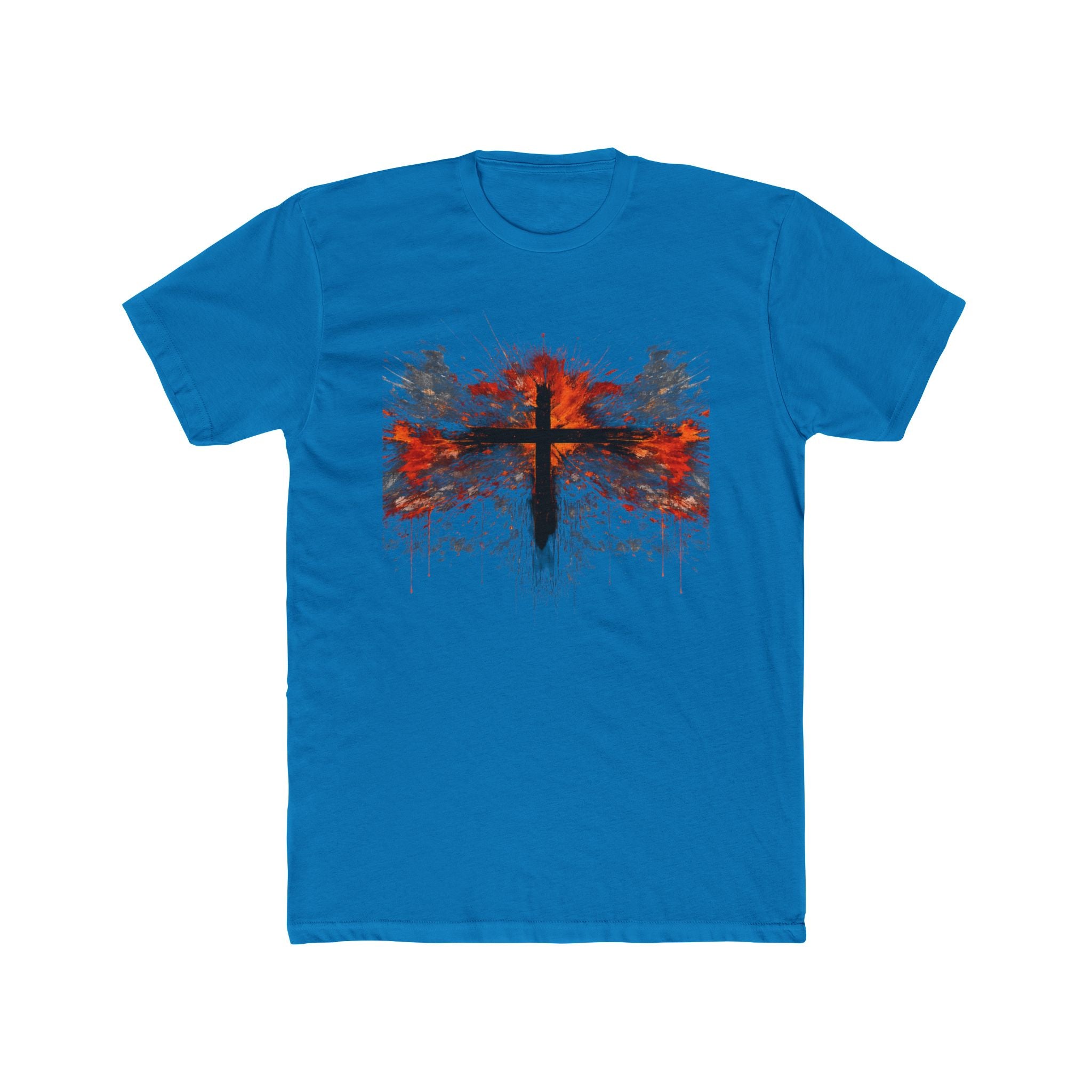 Grunge Cross Graphic Tee | Faith Christian Shirt