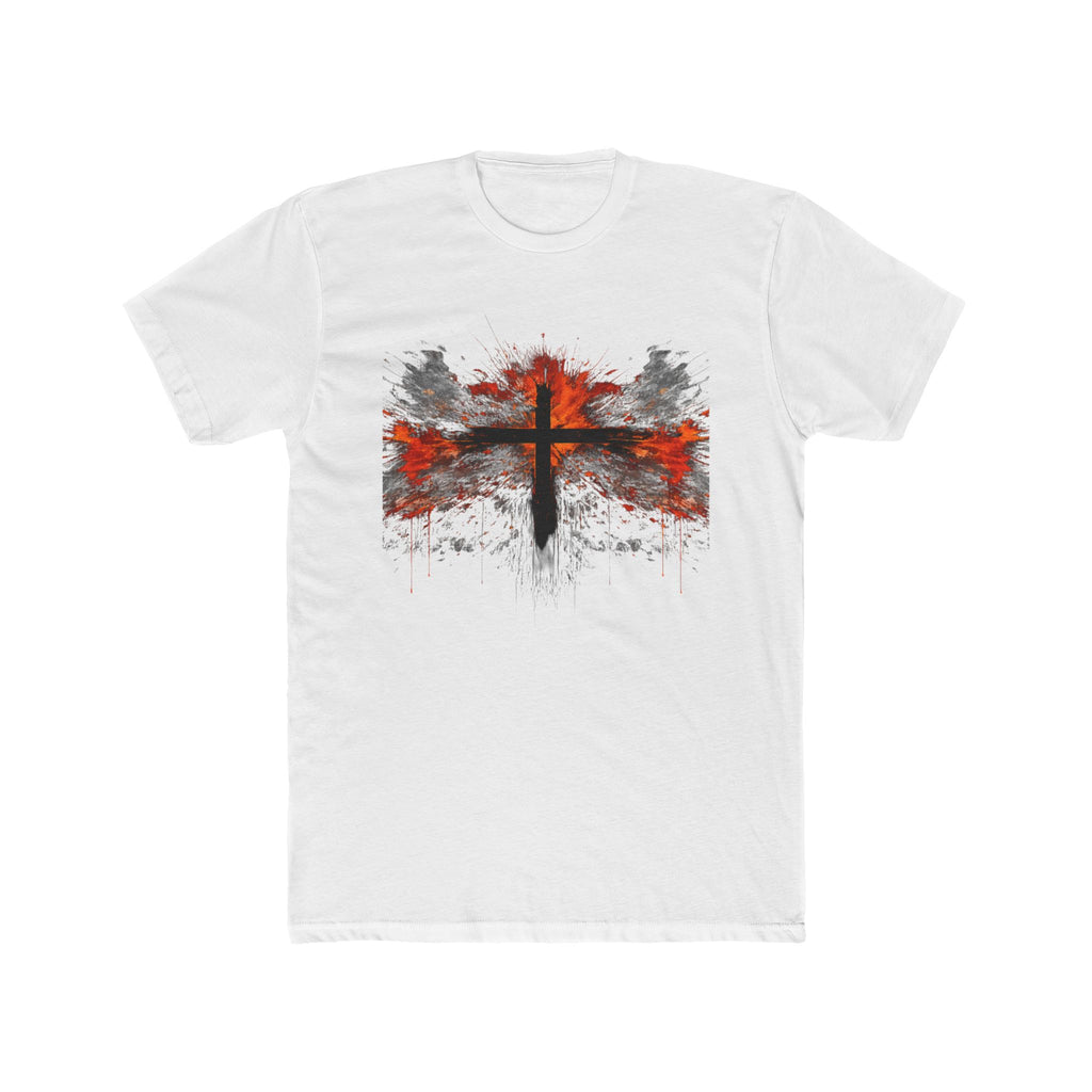 Grunge Cross Graphic Tee | Faith Christian Shirt