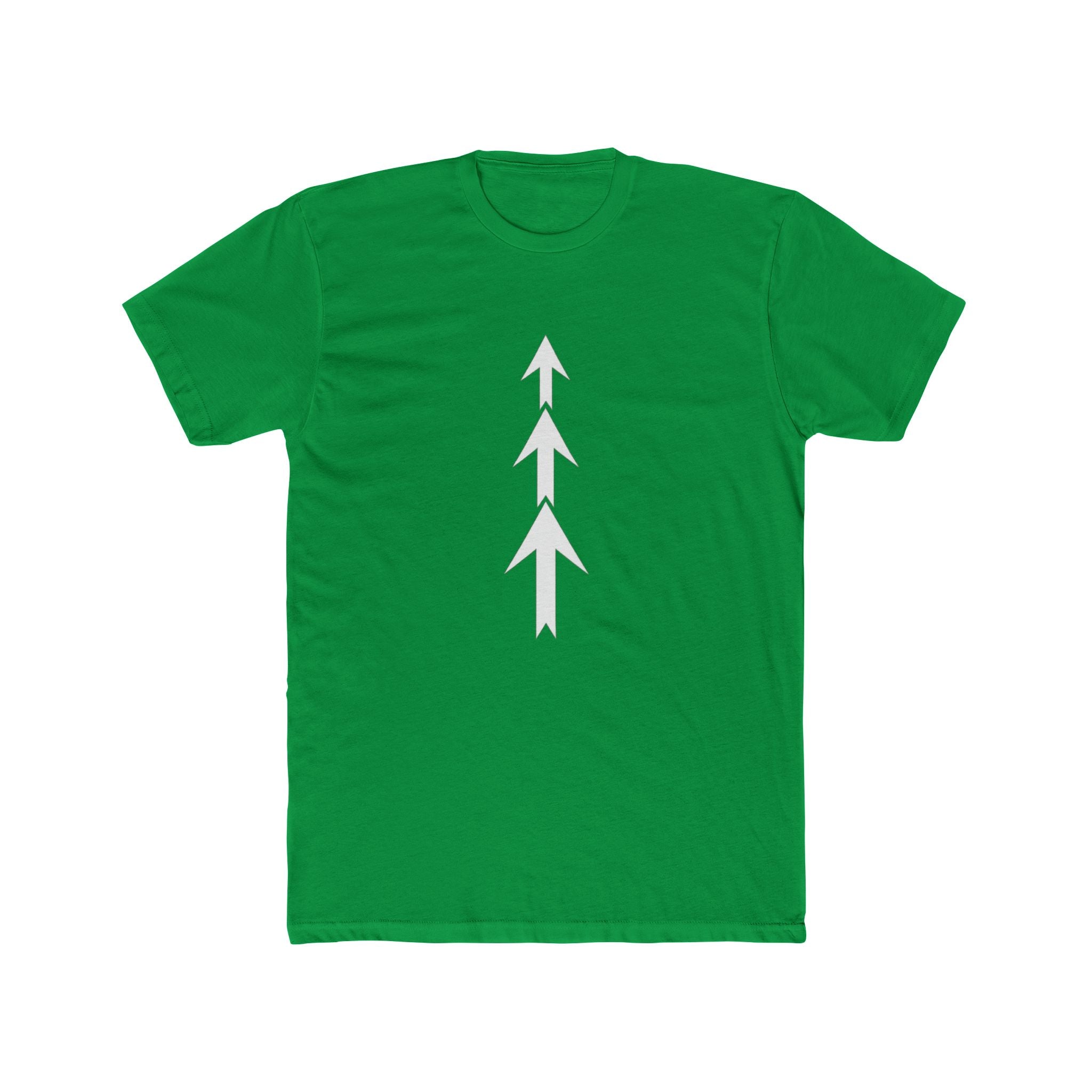 Three Arrows Vertical Tee | Minimal Arrow Graphic T-Shirt