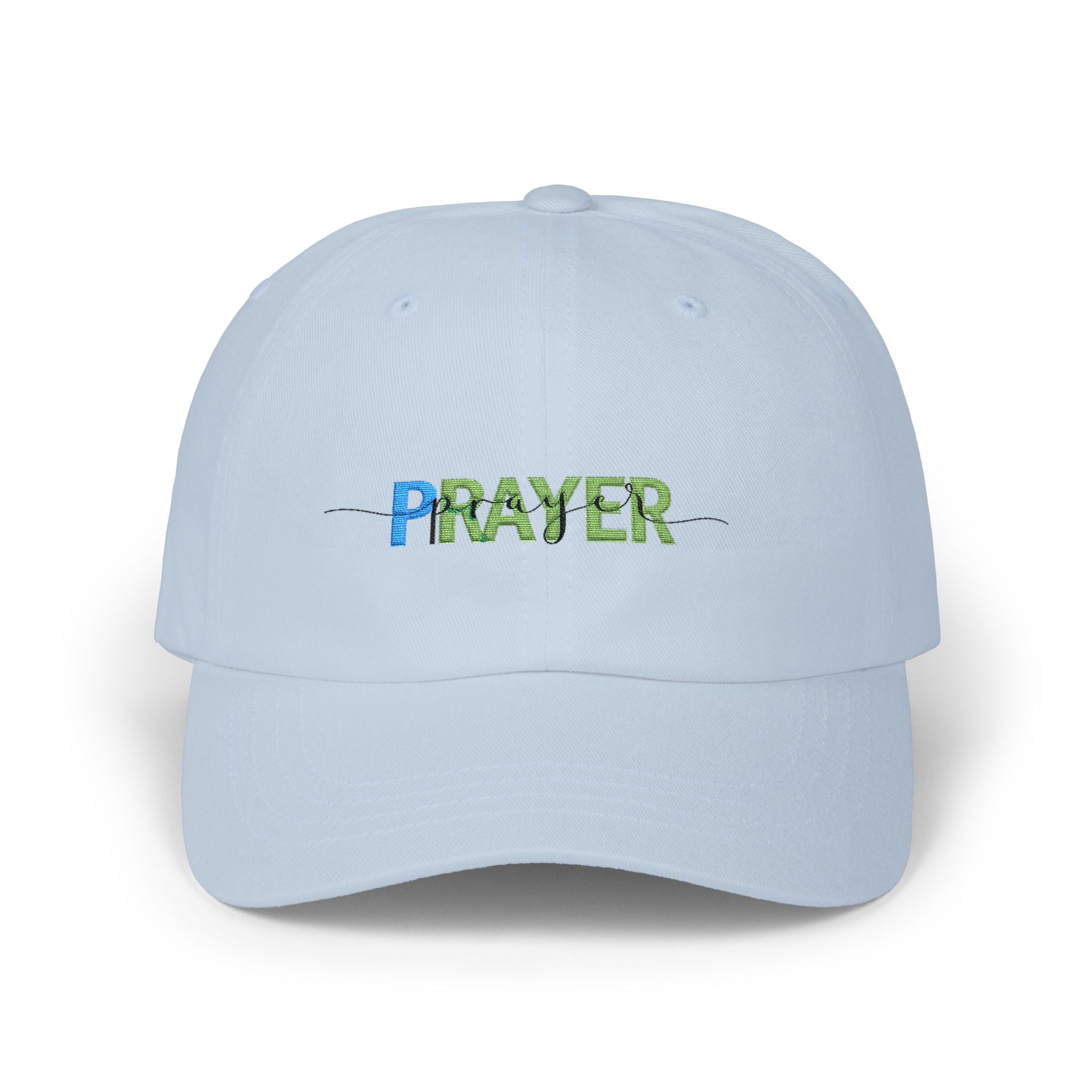 Prayer Dad Cap — Embroidered Floral 'PRAYER' Baseball Hat