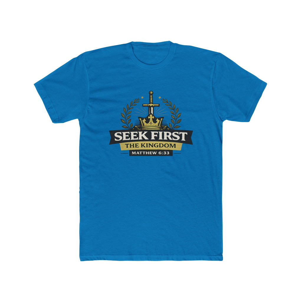 Seek First the Kingdom Tee | Matthew 6:33 Christian T-Shirt