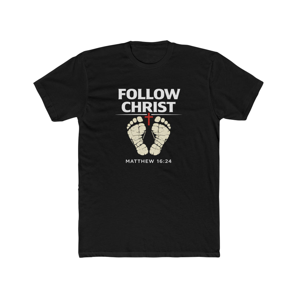 Follow Christ T‑Shirt — Matthew 16:24 Christian Faith Tee