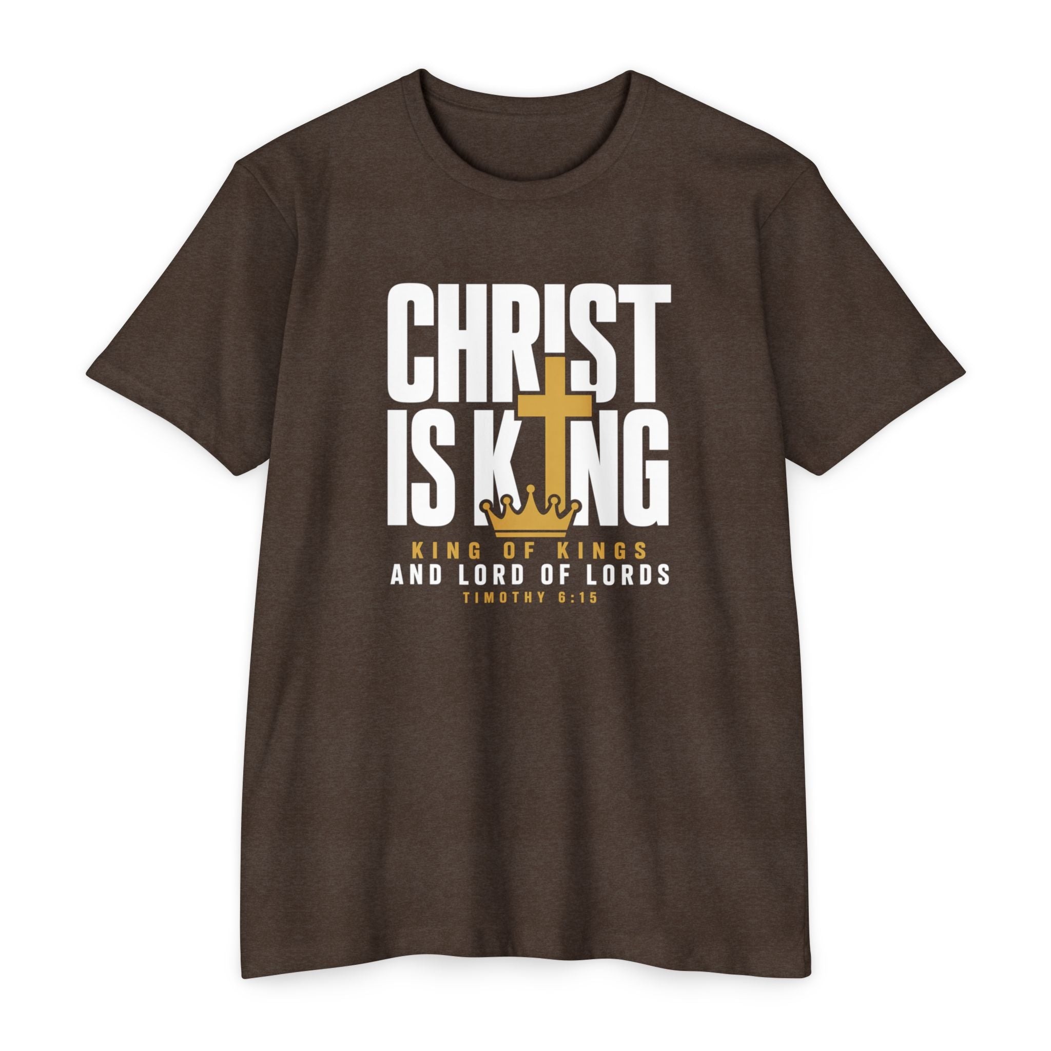 Mens 7Christian 'Christ Is King' T-Shirt — King of Kings Faith Tee