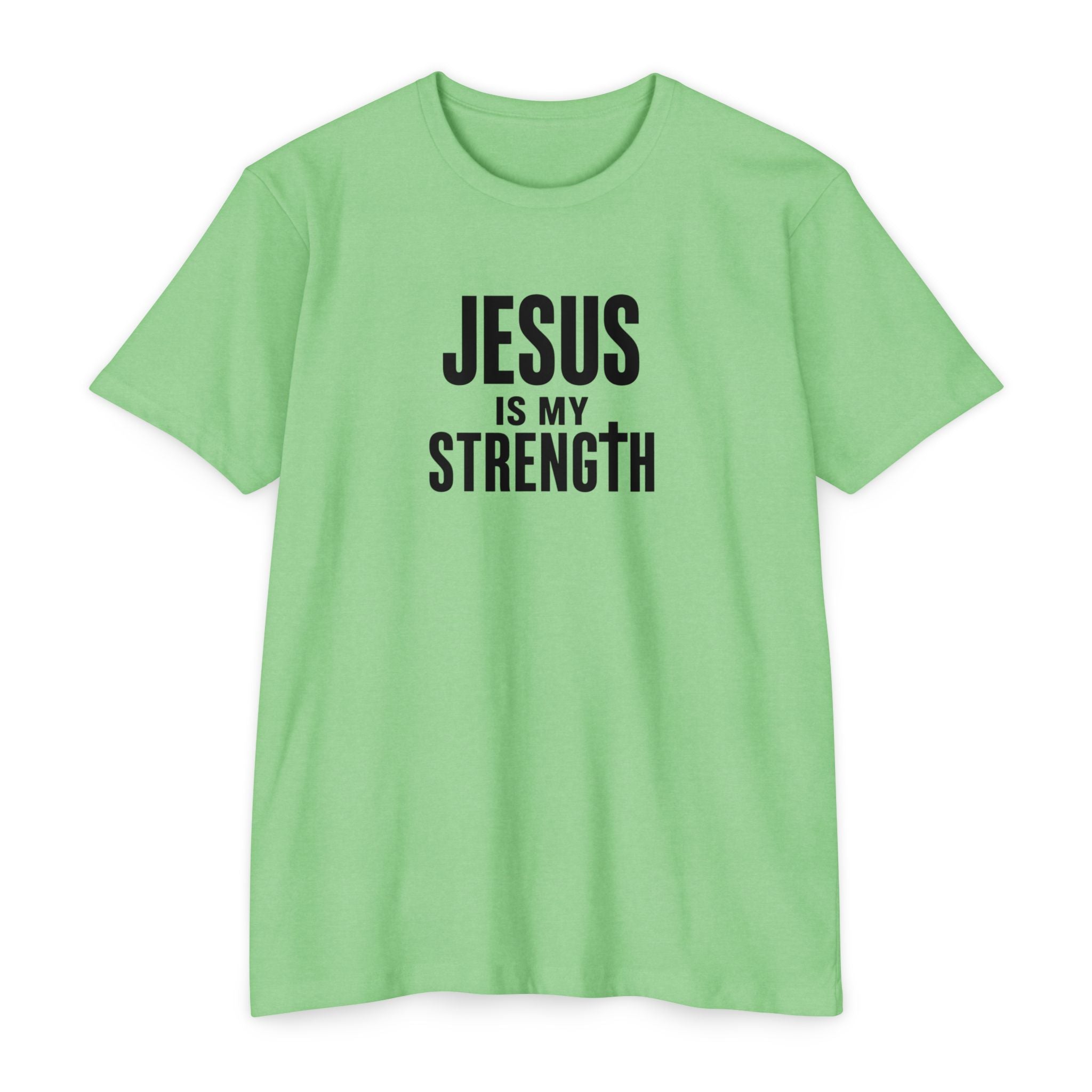 Womens Jesus Is My Strength T-Shirt