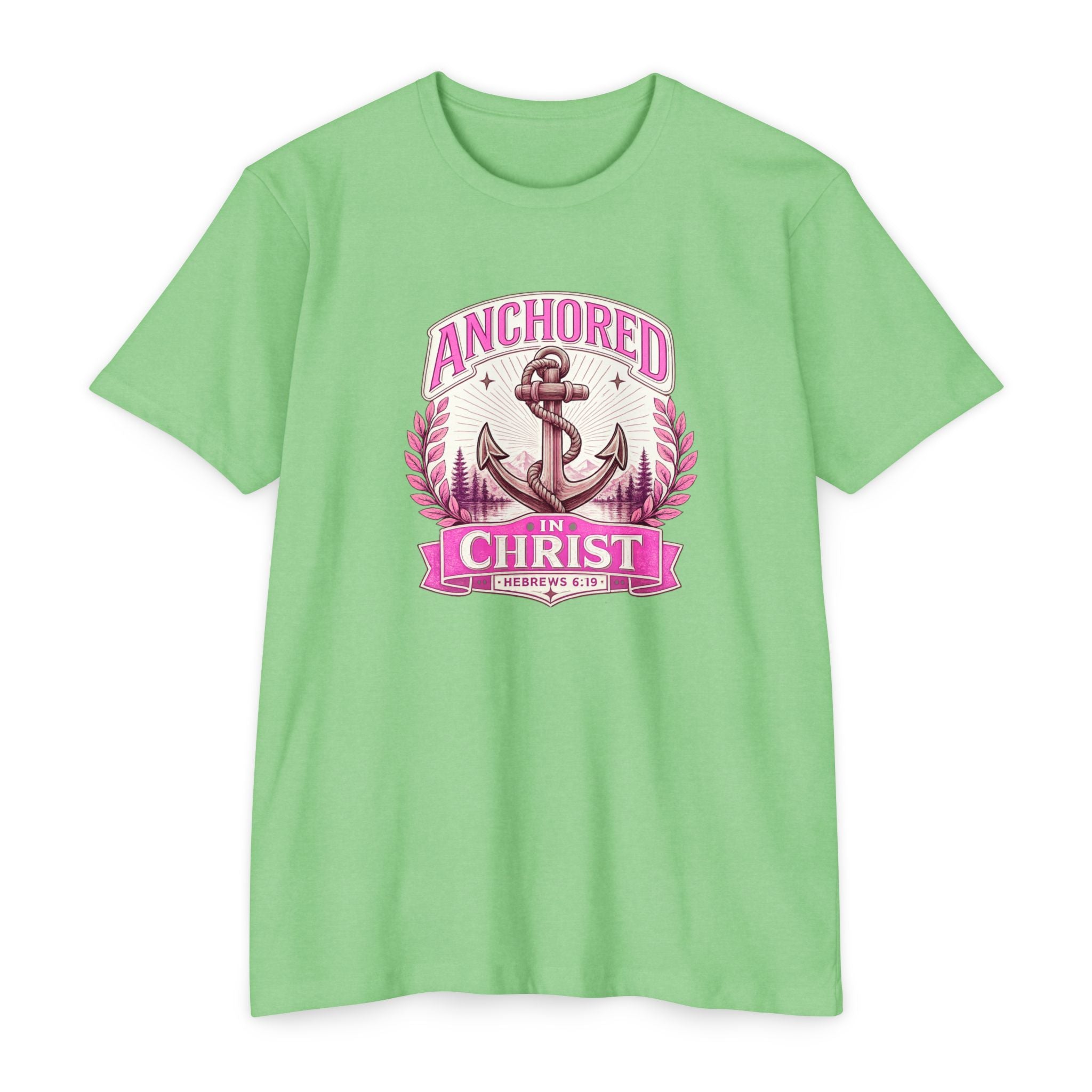 Women Anchored in Christ Anchor Graphic T-shirt