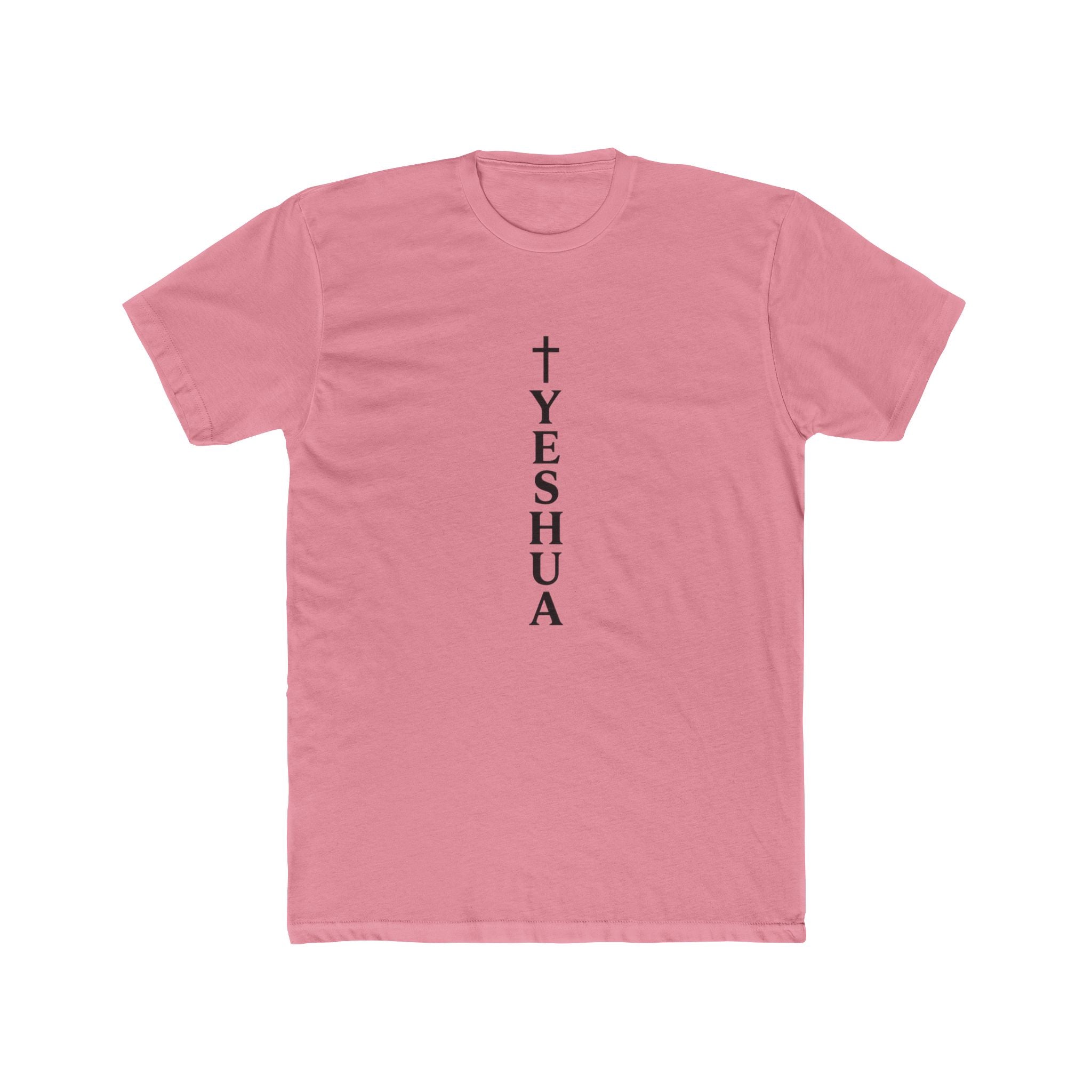 Yeshua Vertical Cross Tee | Christian Faith Shirt