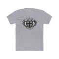 Crowned Winged Shield Tee | Rose Emblem Crest T-Shirt