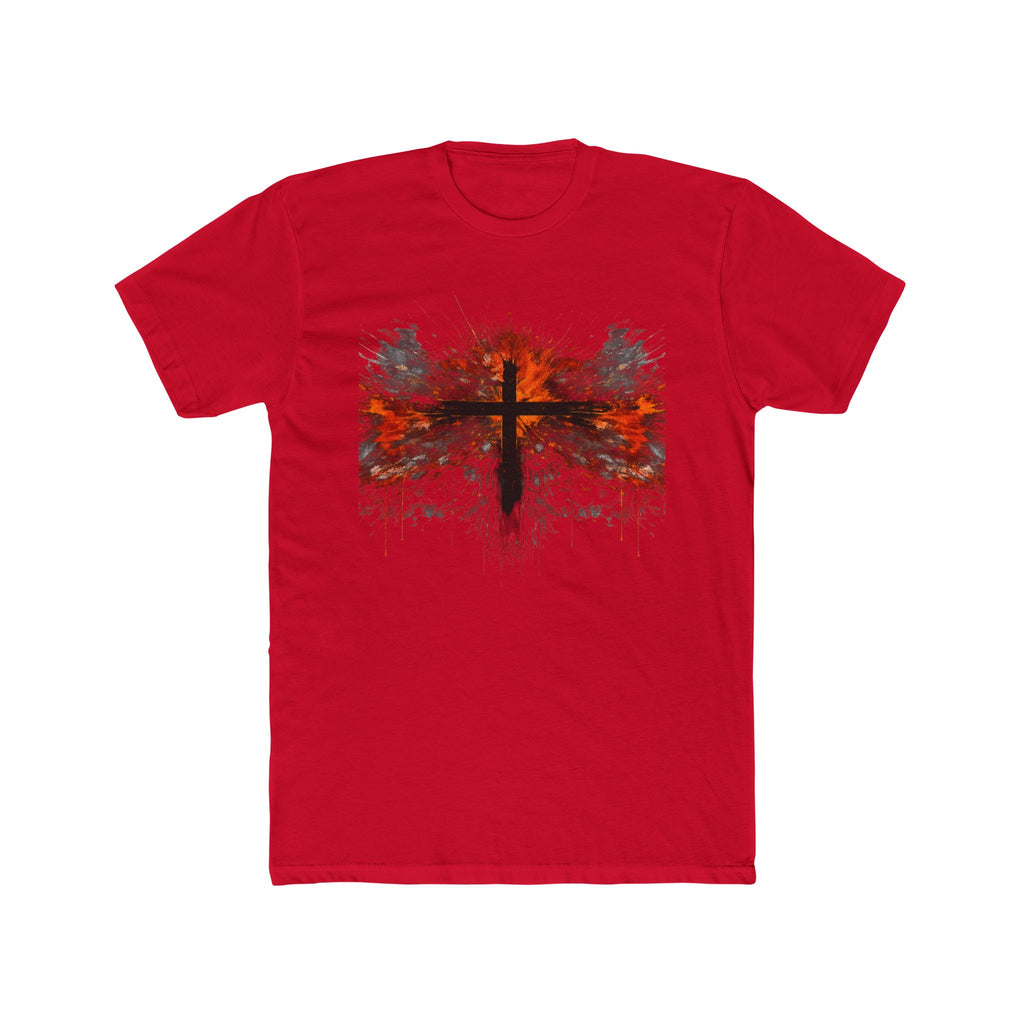 Grunge Cross Graphic Tee | Faith Christian Shirt