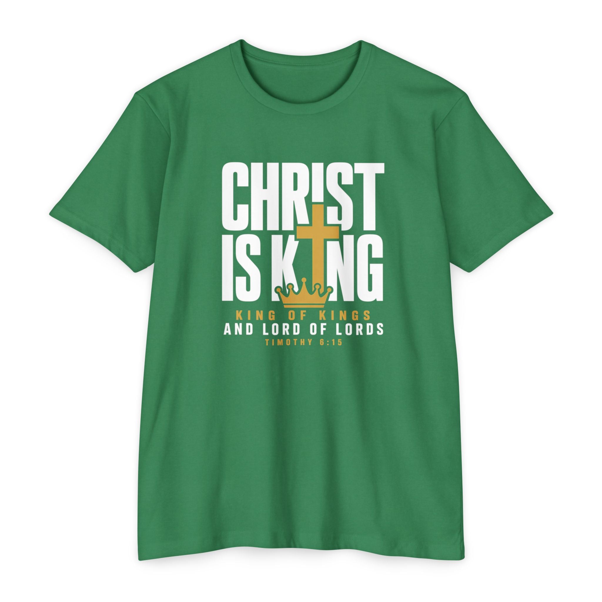 Mens 7Christian 'Christ Is King' T-Shirt — King of Kings Faith Tee