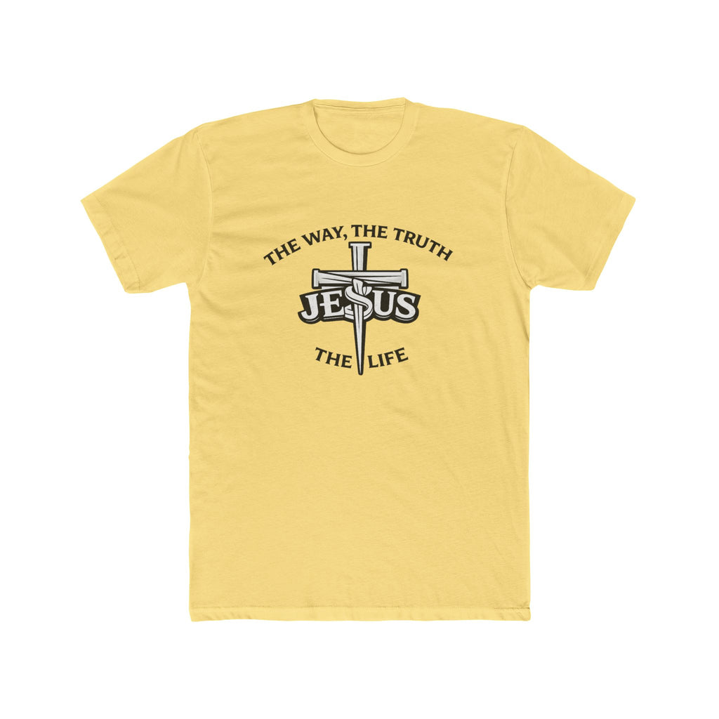 Jesus Cross Circle Tee | The Way The Truth The Life Christian Shirt
