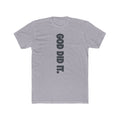 God Did It Tee — Vertical Script Religious Christian T‑Shirt