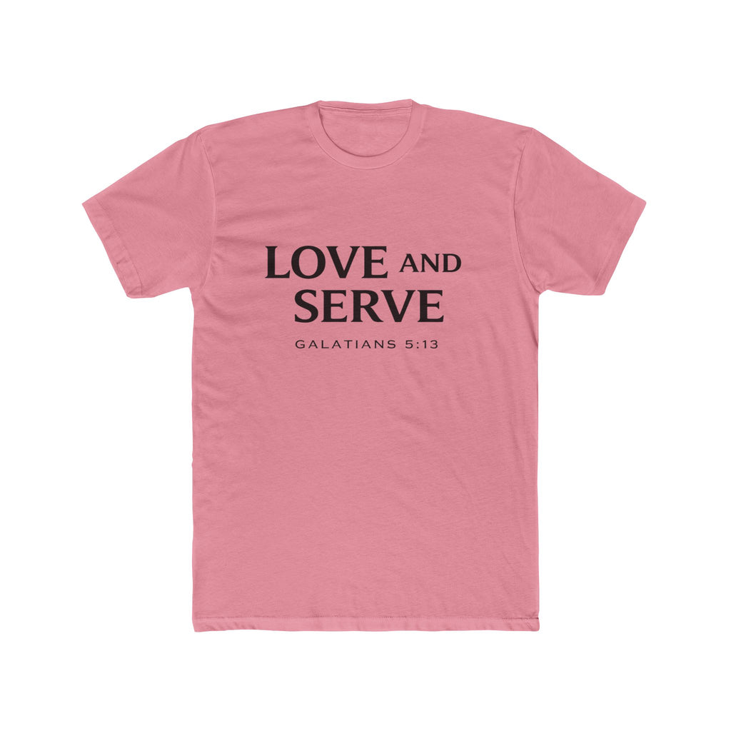 Love and Serve Tee — Christian Galatians 5:13 Inspirational T-Shirt