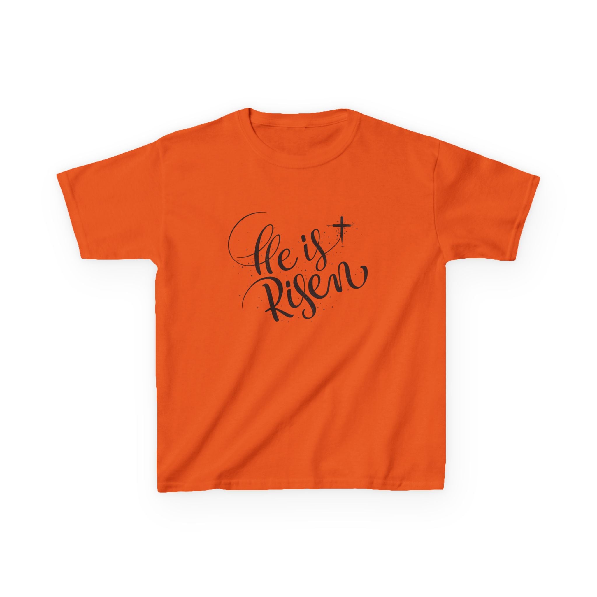 Boys  Kids T-Shirt  "He Is Risen" Easter Christian Tee
