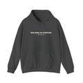Womens Walking in Purpose Hoodie  Minimal Inspirational Faith Pullover