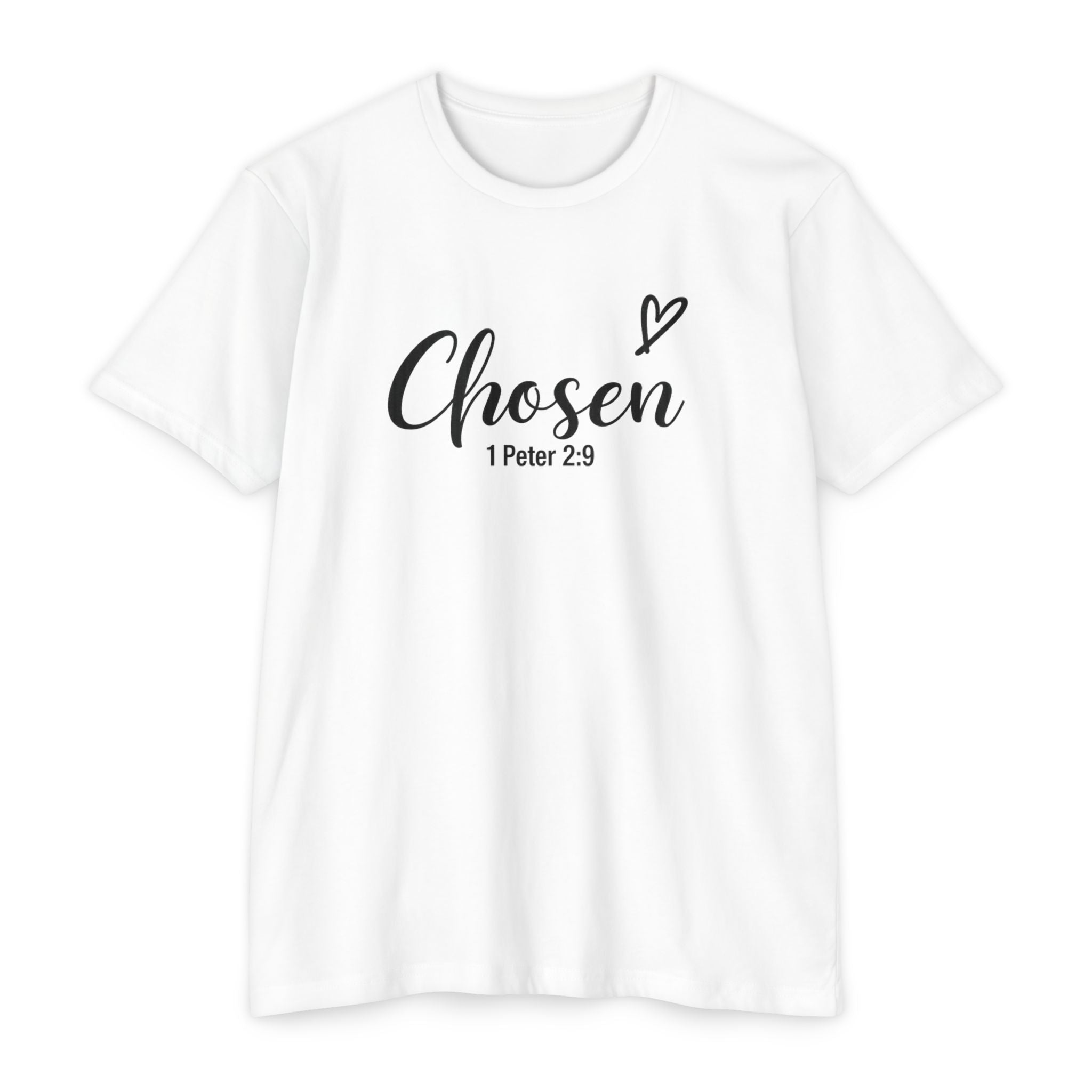 Womens Chosen 1 Peter 2:9 T-shirt | Christian Faith Scripture Tee