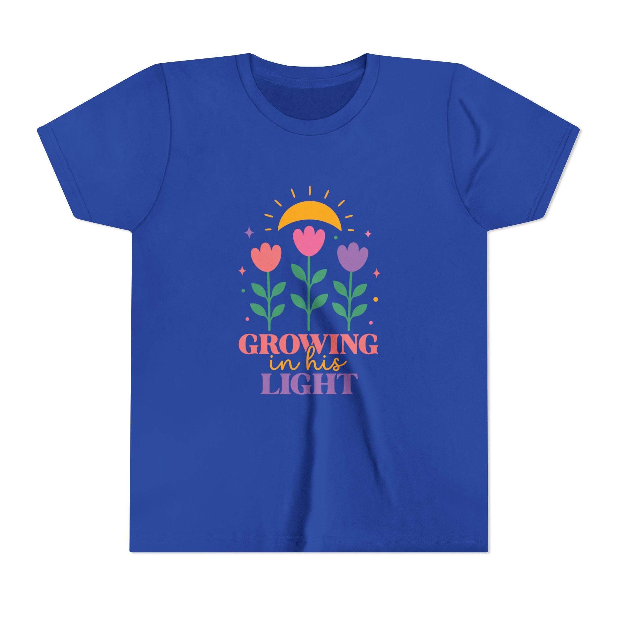 Girls "Growing in the Light" Floral Sunflower Design