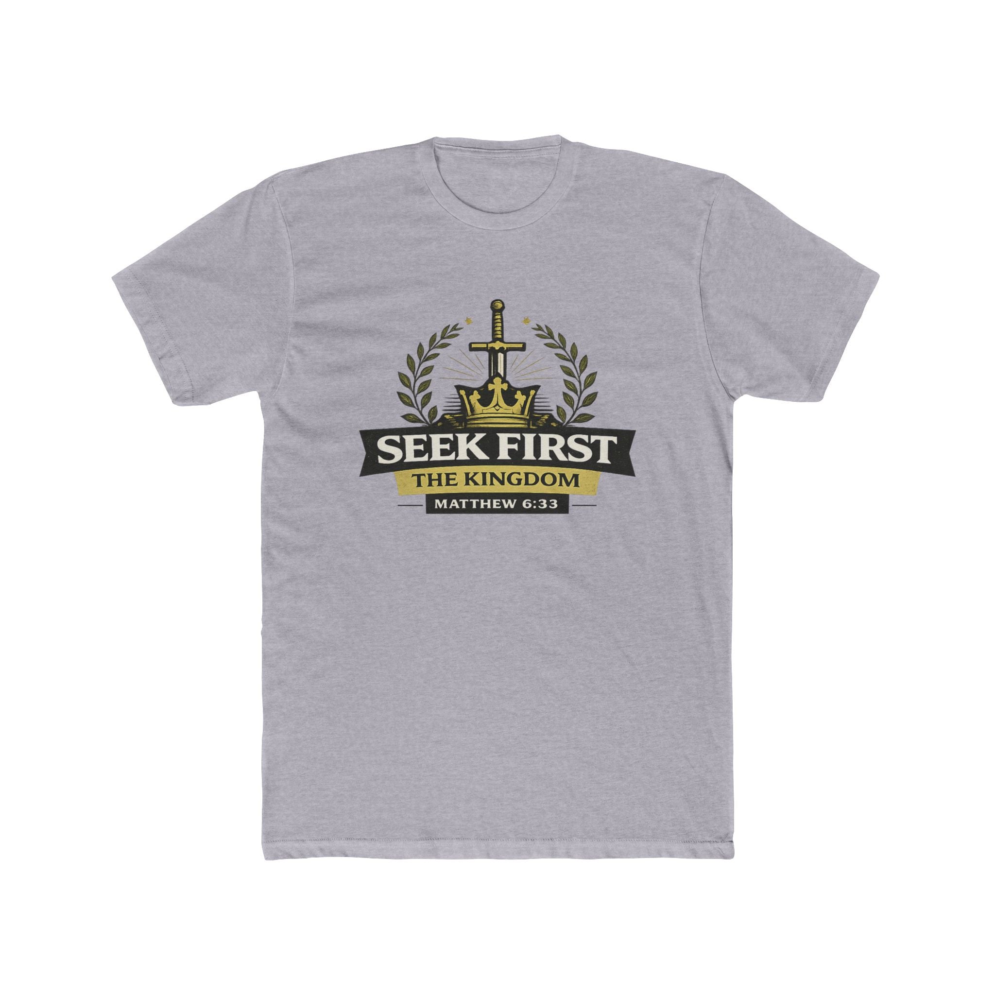 Seek First the Kingdom Tee | Matthew 6:33 Christian T-Shirt