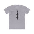 Triple Arrow Vertical Tee | Minimal Geometric Arrow Shirt