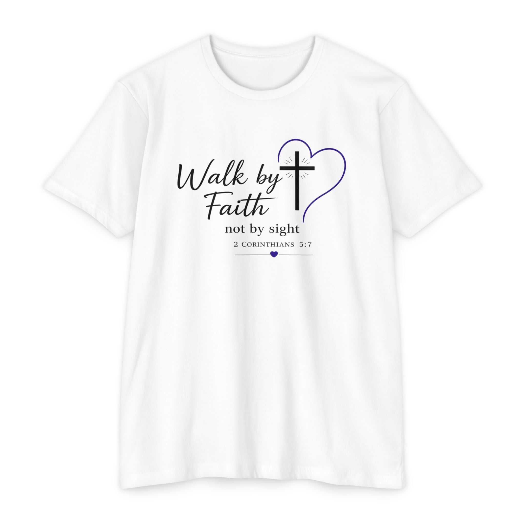 Womens Walk by Faith lantern T-shirt | Christian Tee