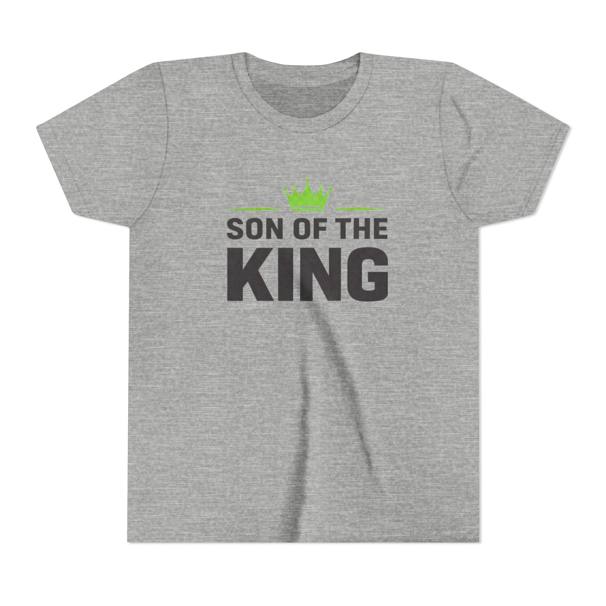 Boys Youth Tee - "Son of the King" Crown Graphic
