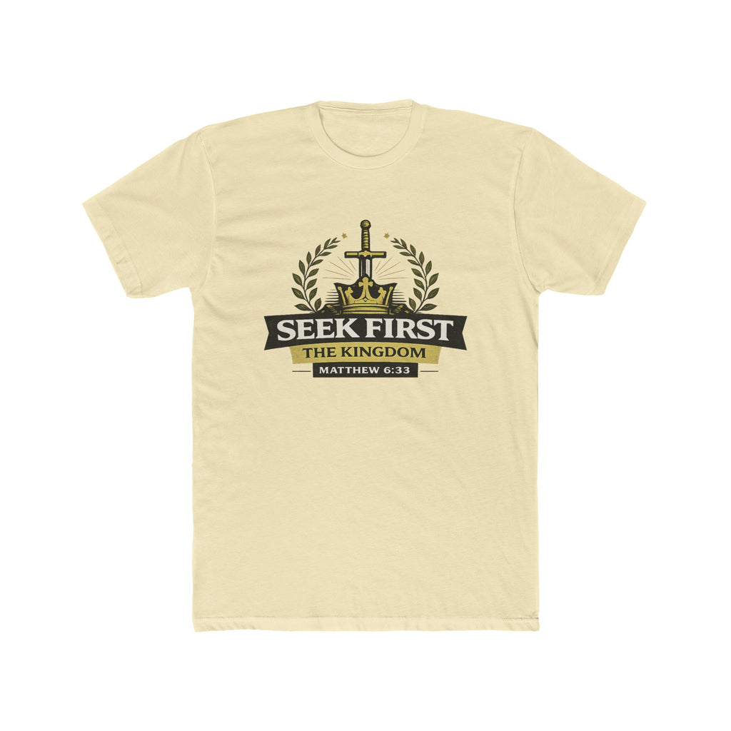 Seek First the Kingdom Tee | Matthew 6:33 Christian T-Shirt