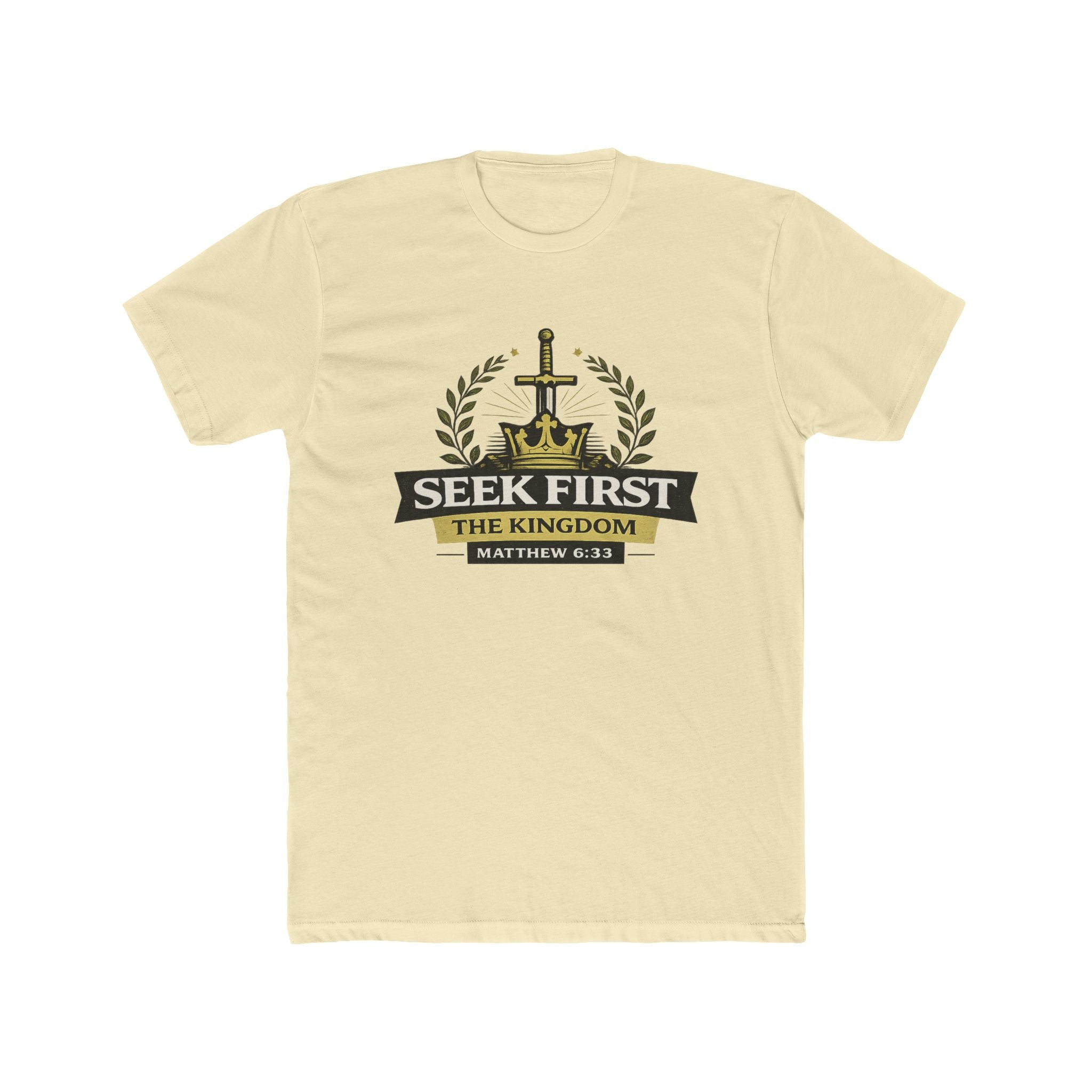 Seek First the Kingdom Tee | Matthew 6:33 Christian T-Shirt