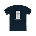 Read Between the Lines graphic Tee | Minimalist Cross Design