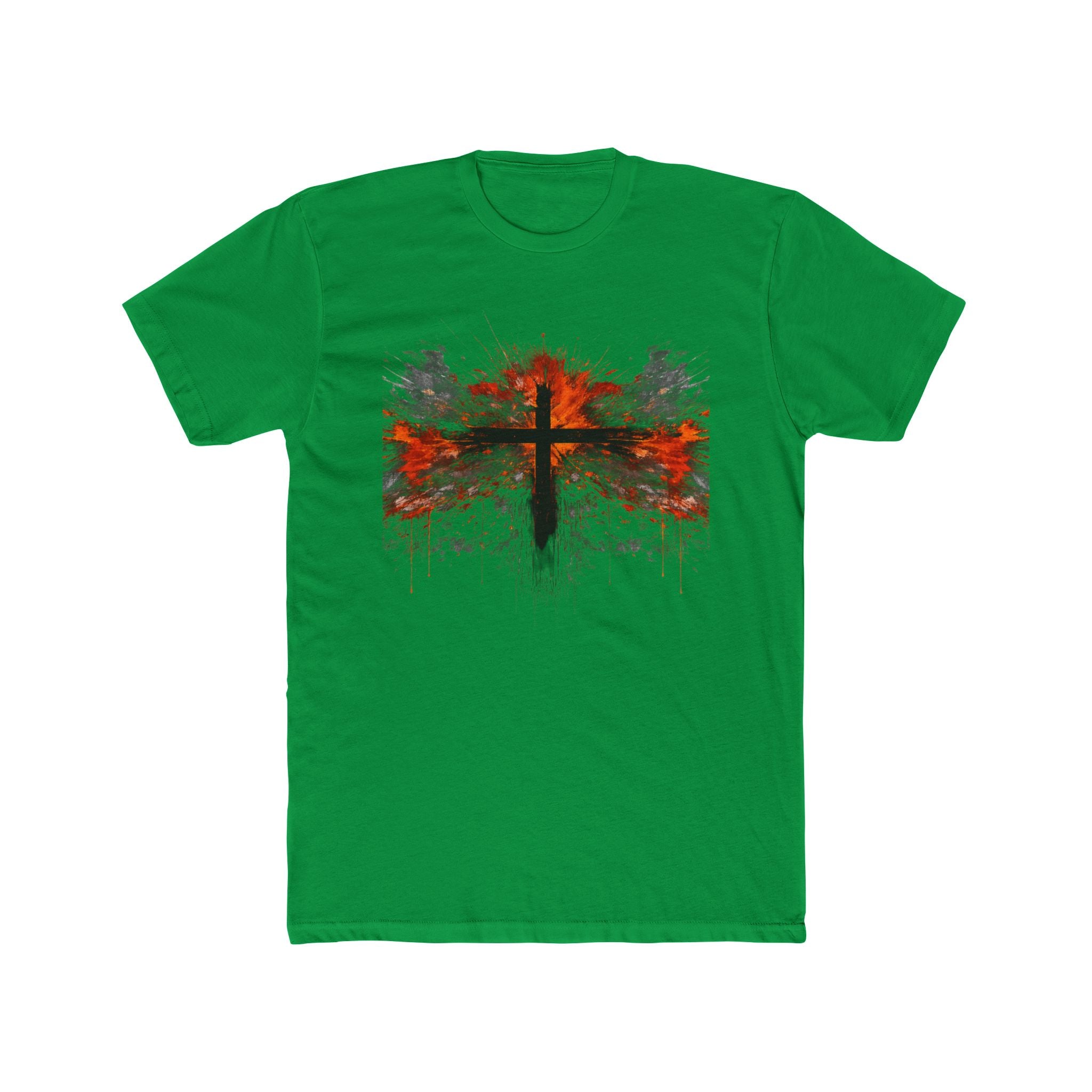 Grunge Cross Graphic Tee | Faith Christian Shirt