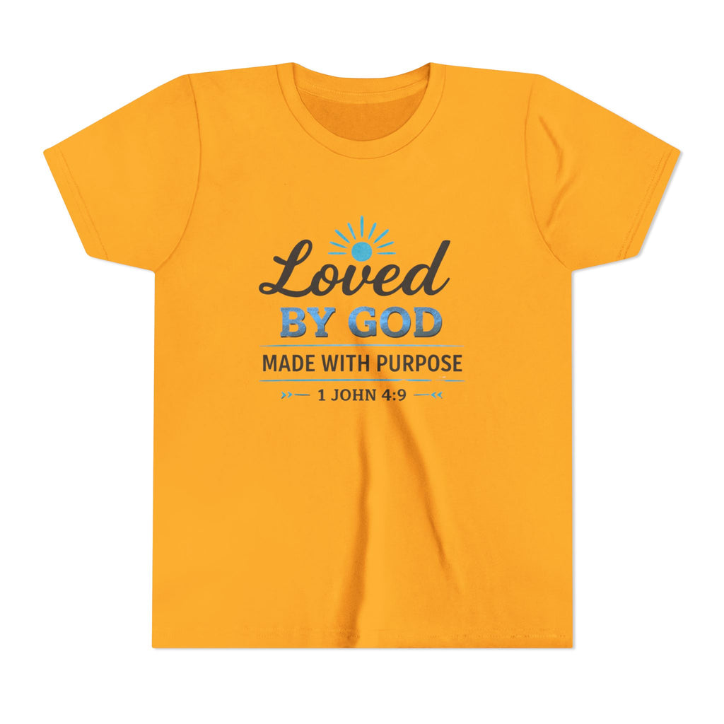 Boys Youth Short Sleeve Tee "Loved By God"