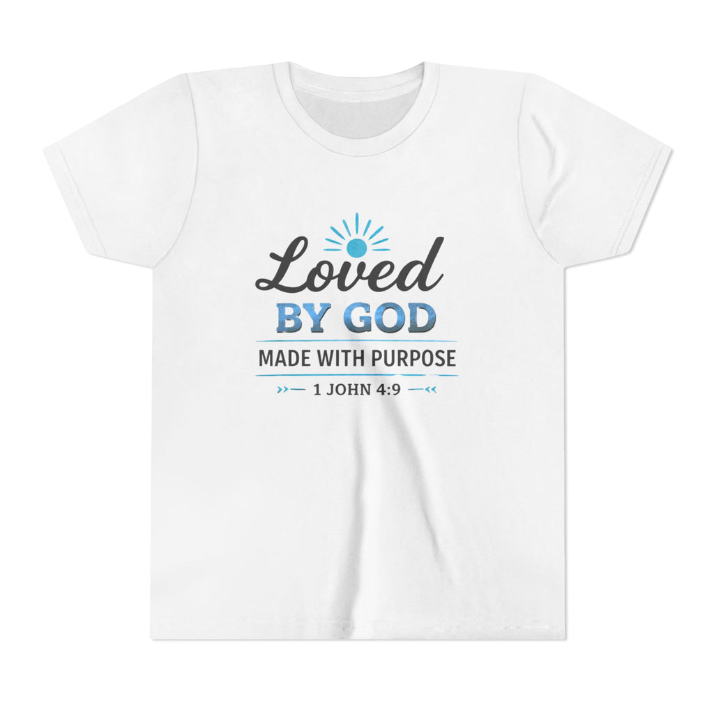 Boys Youth Short Sleeve Tee "Loved By God"