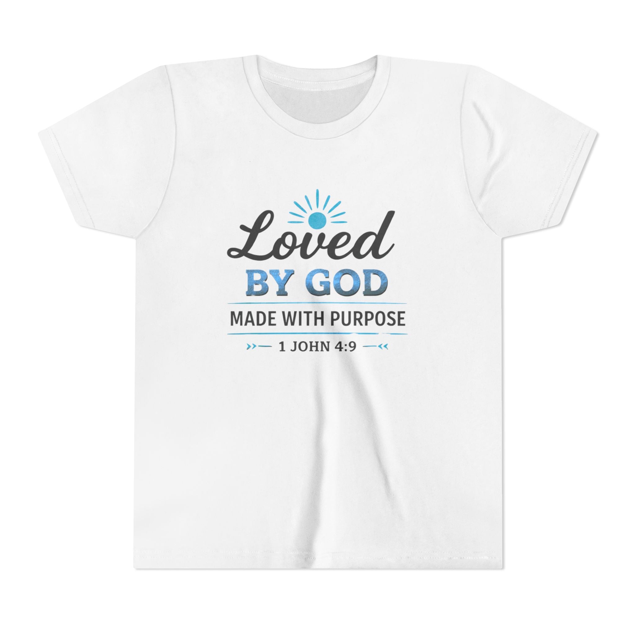 Boys Youth Short Sleeve Tee "Loved By God"