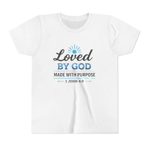 Boys Youth Short Sleeve Tee "Loved By God"