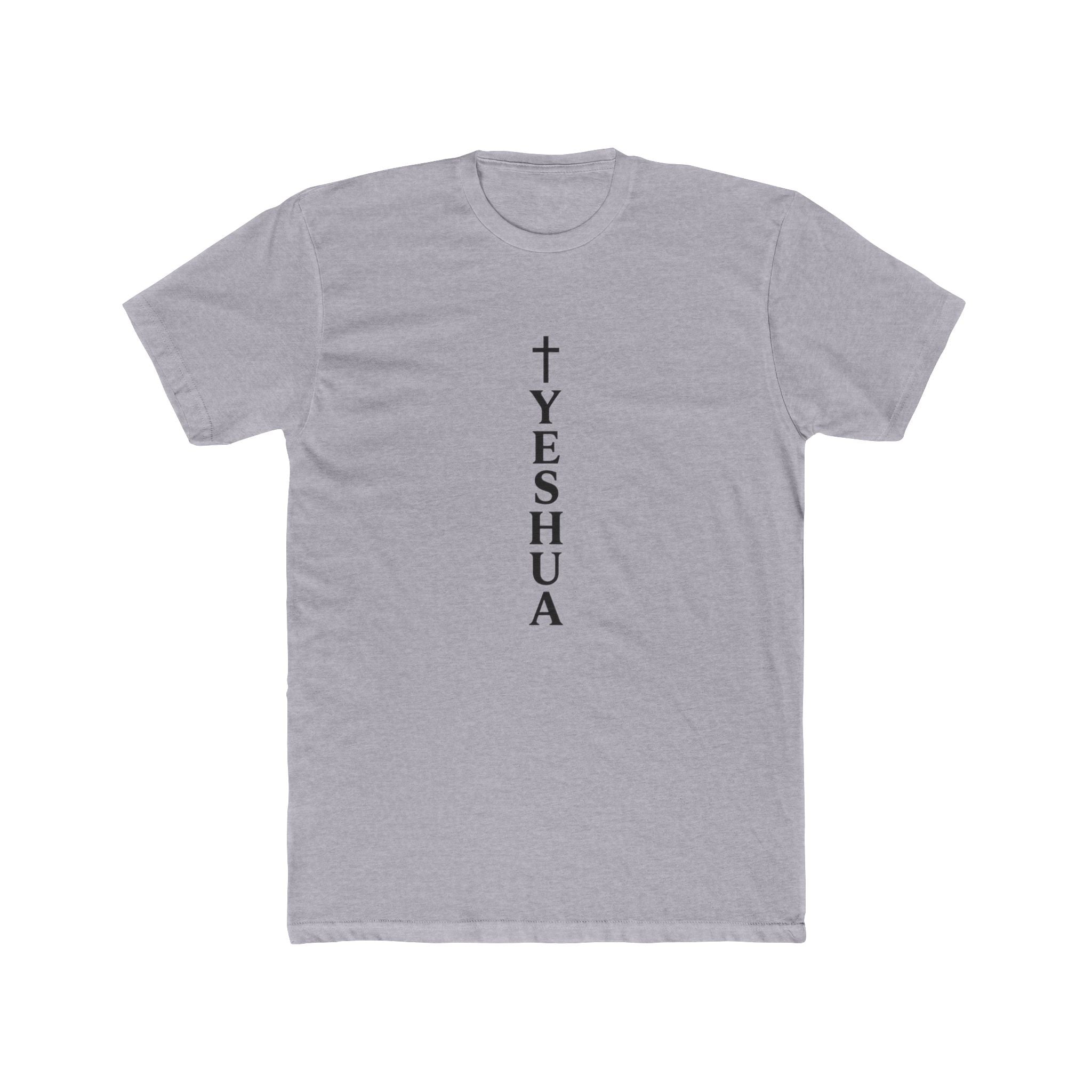 Yeshua Vertical Cross Tee | Christian Faith Shirt