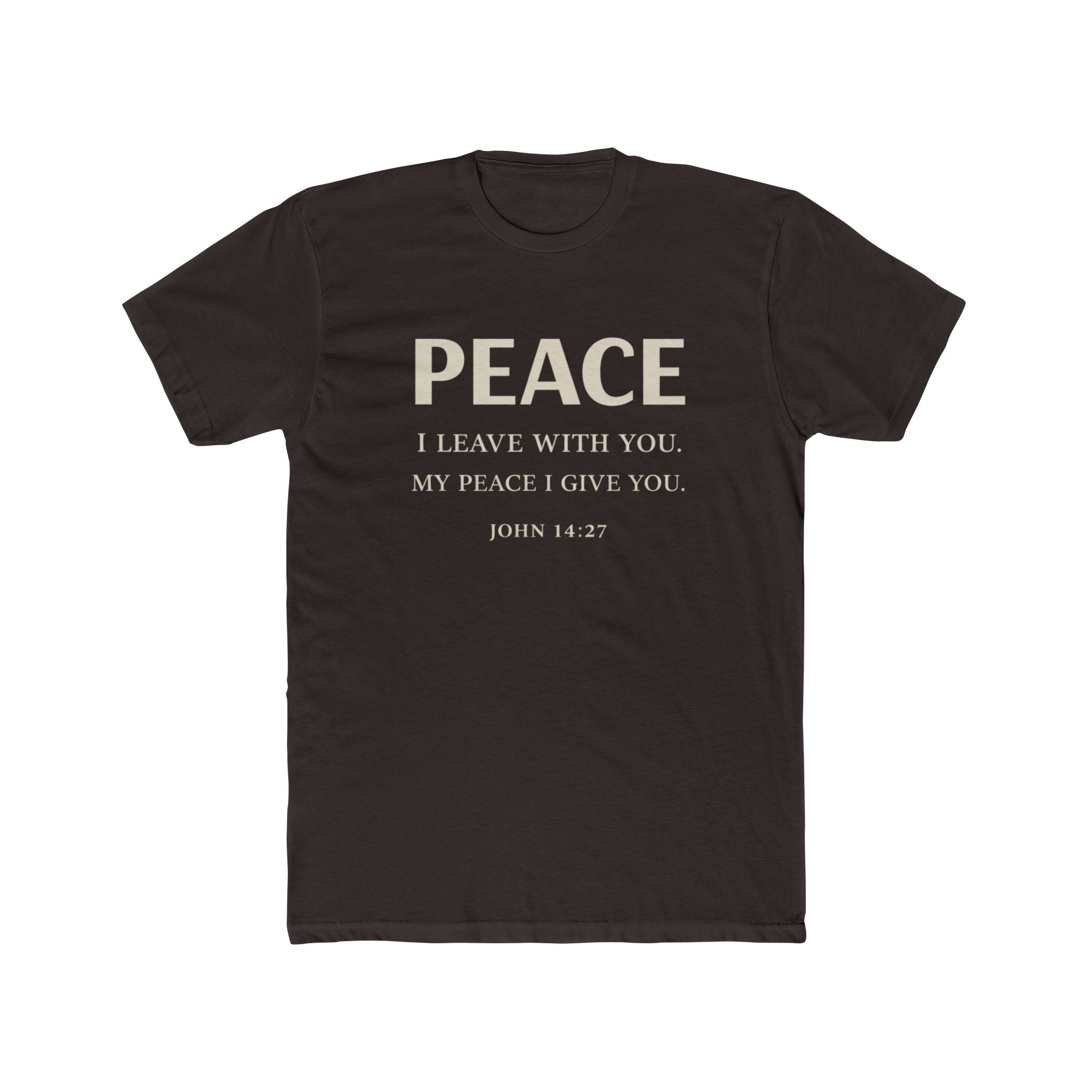 Mens Dove Flight Tee — Soft White T‑Shirt with Soaring Dove Graphic
