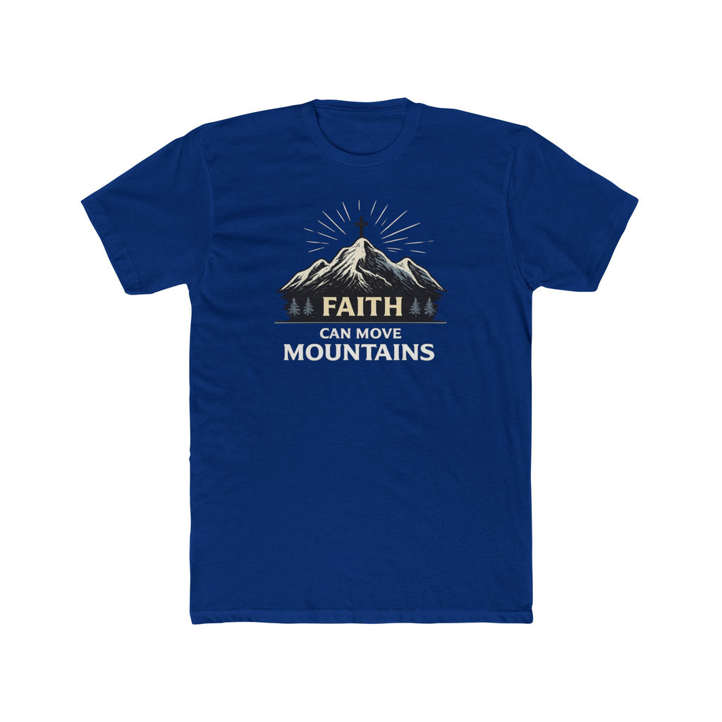 Faith Can Move Mountains T-Shirt | Mountain Graphic Tee, Inspirational Christian Shirt