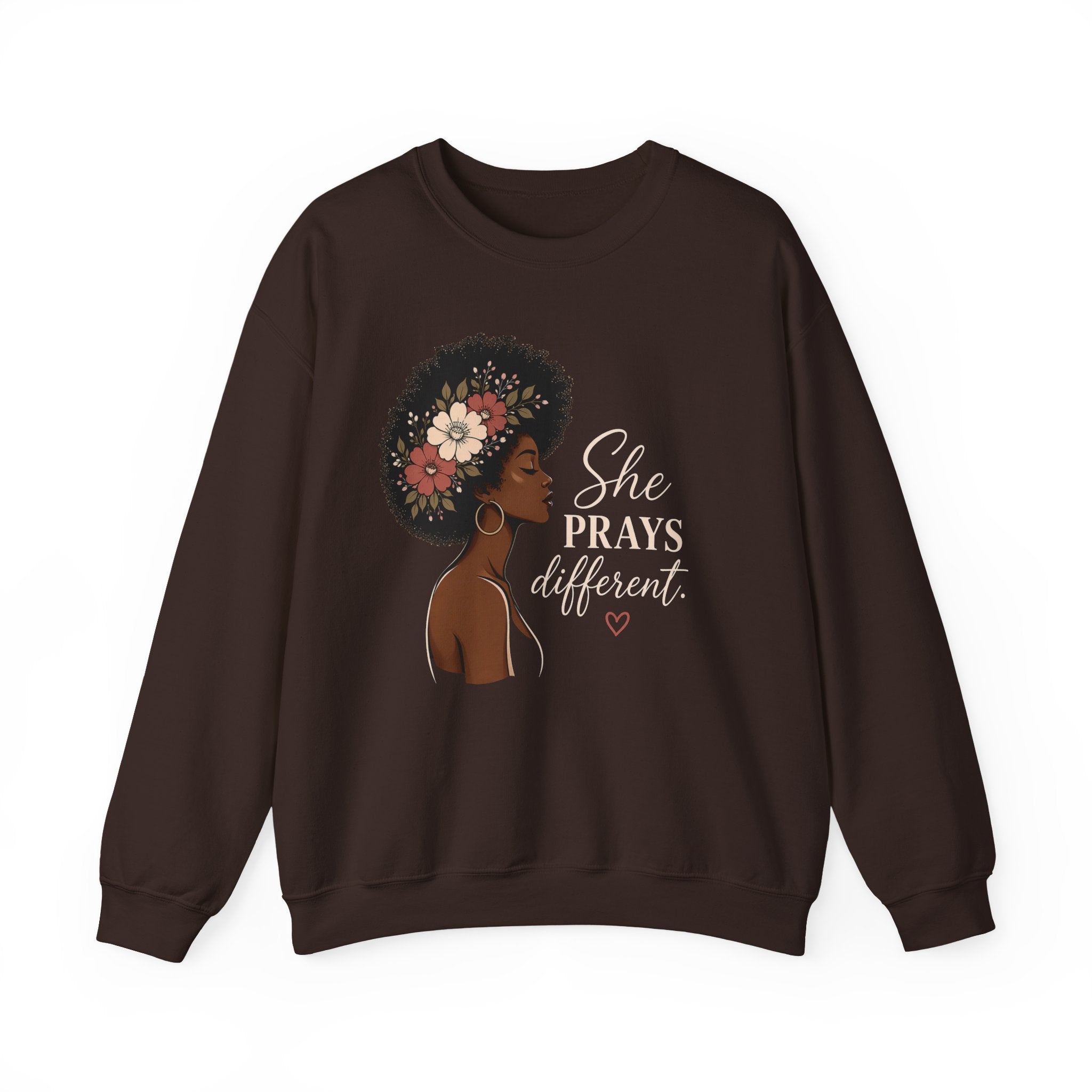Womens Sweatshirt "She Prays Different"